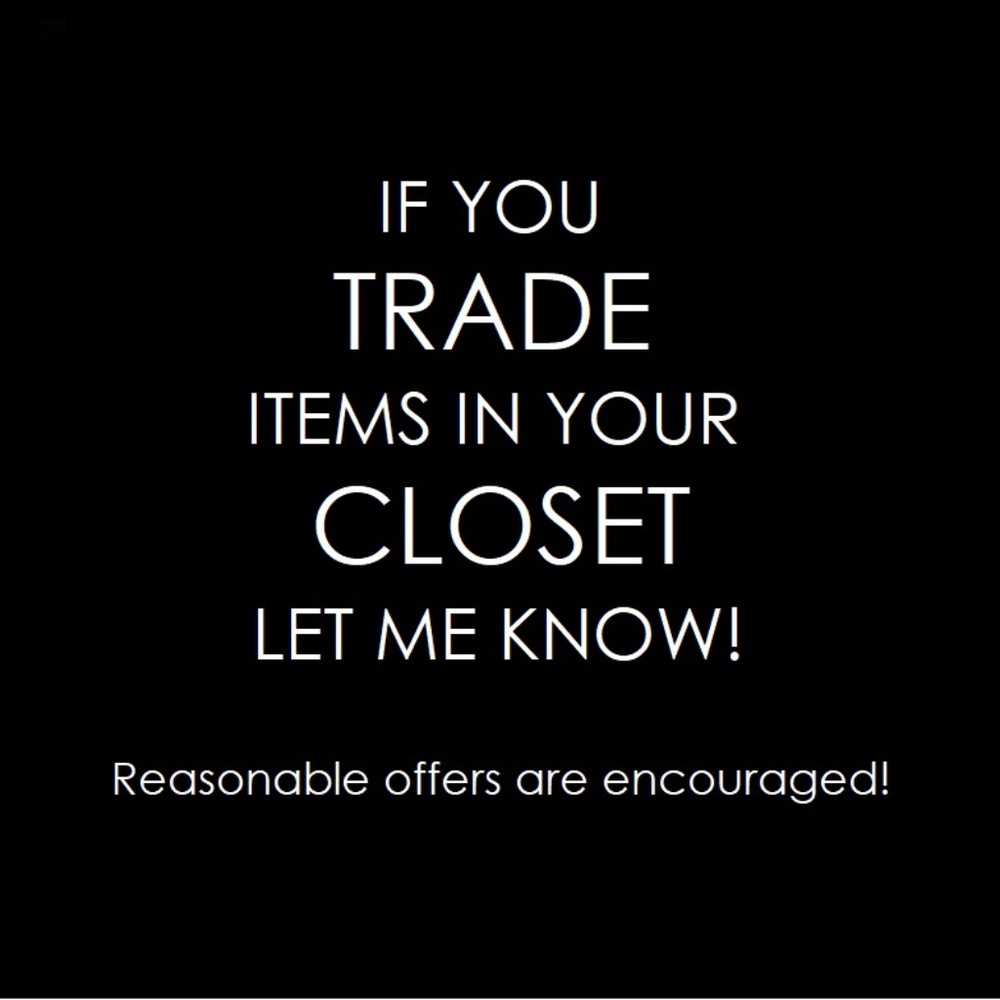 Please let me know if you are a seller that Trades